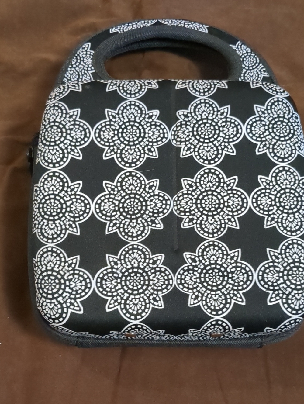 Black Floral Patterned CD/DVD Case